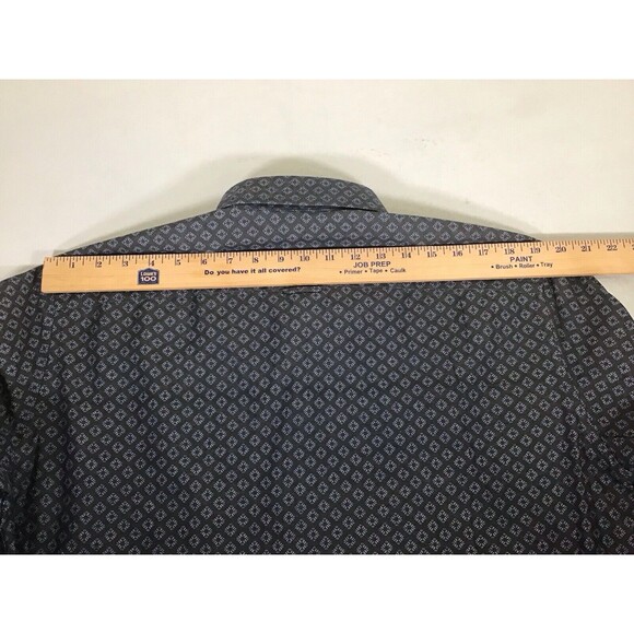 BREUER PARIS Men's Olive Greenish Gray Button Down Cotton Shirt Sz 17/43 - Picture 14 of 15